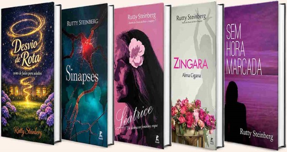 Capas dos livros de Rutty Steinberg